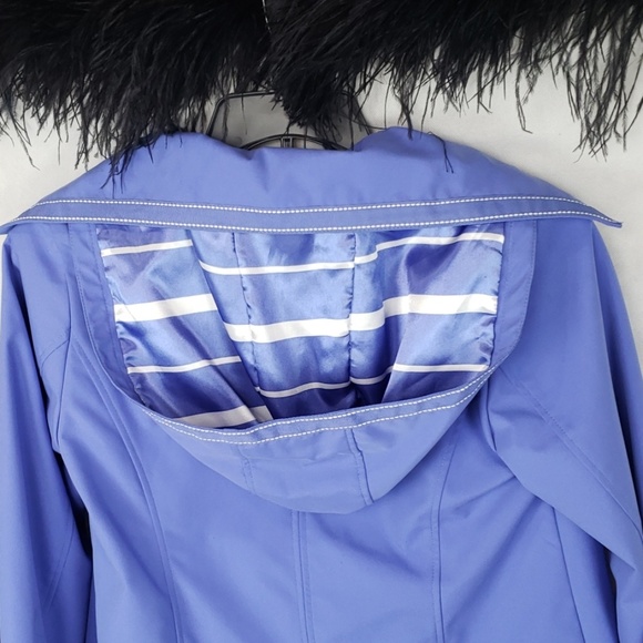 DENNIS BASSO blue hooded jacket size xs - Picture 7 of 7